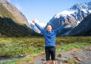 Fiordland Solo guest stoked to be in Fiordland