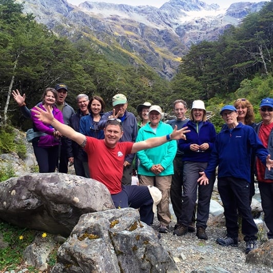 nz trails hiking group at arthurs pass new zealand