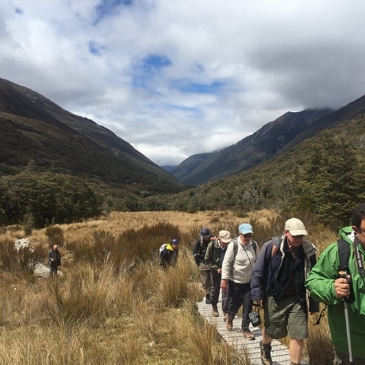 Walking in Arthurs Pass New Zealand