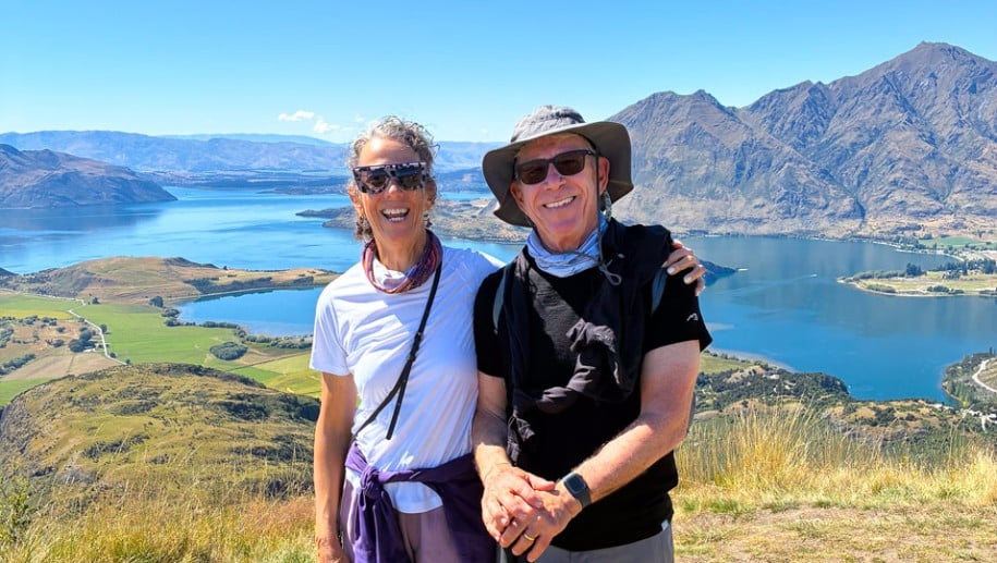 11 couple hiking Rocky Mountain Track in Wanaka MP