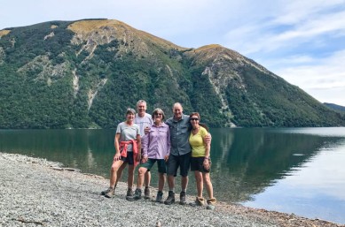 Guests at Lake Rotoiti