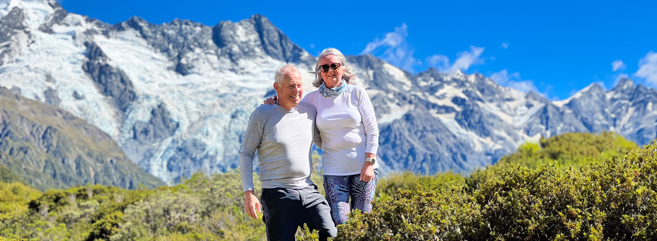 Couple in Mount Cook