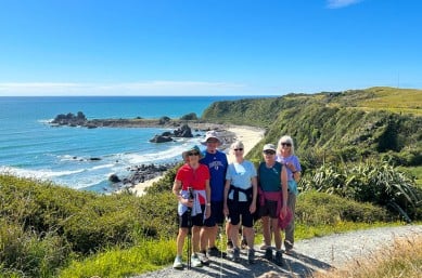 DAy 9 happy guests explore coastal views on the west coast