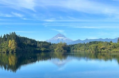 Day 2 guests exploring Taranaki