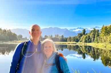 Guest couple Lake Matheson copy