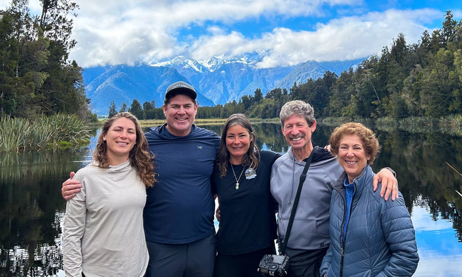 Guests at lake matheson2