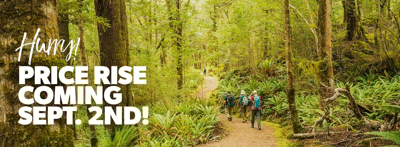 Hiking Kepler Track Price Rise Header 2026