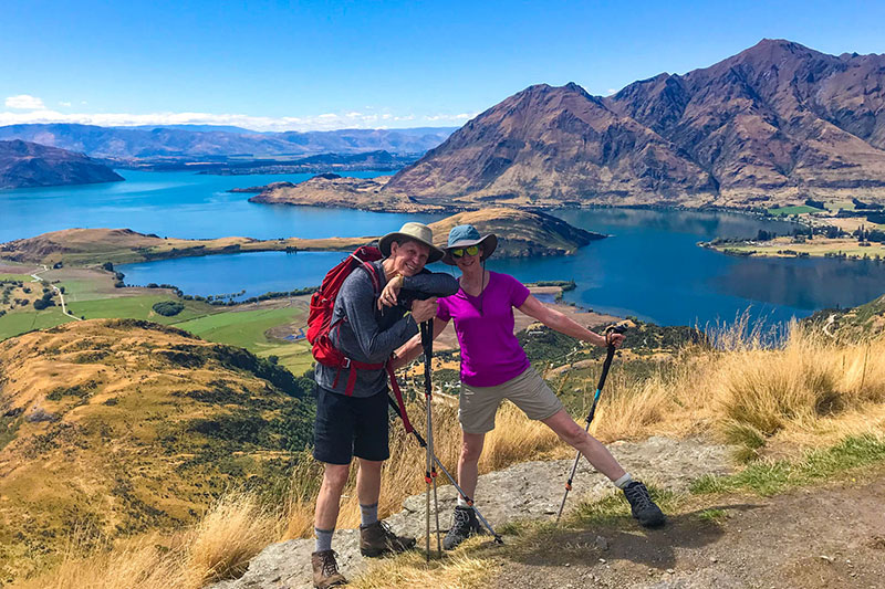 Summer hiking in New Zealand