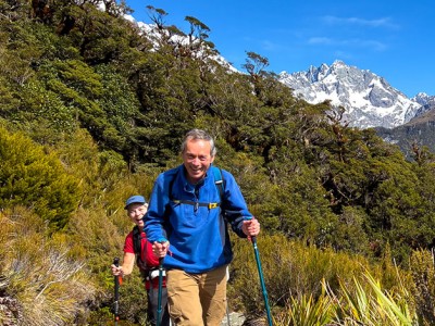 Two Smiling Guests Routeburn Track Guided Hike