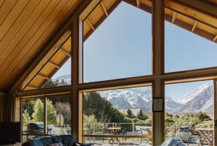 Aoraki Alpine lodge.