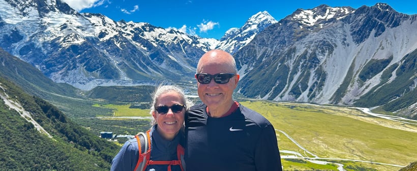 couple exploring mt cook national park jan blog header