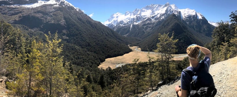 overlooking routeburn valley new zealand2