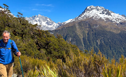 Two Smiling Guests Routeburn Track Guided Hike