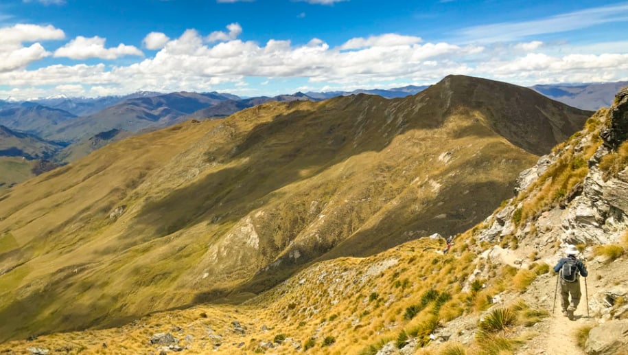 1. Group heading down Ben Lomond