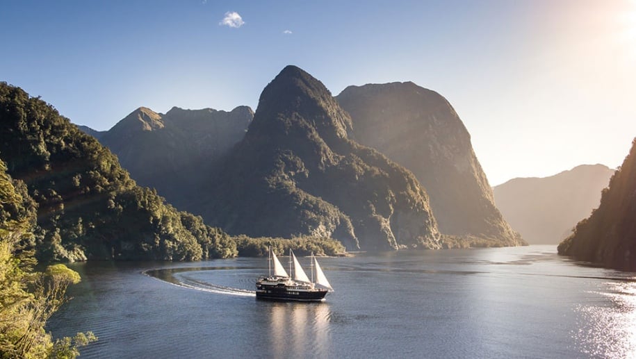 Doubtful Sound on New Zealand tours for seniors