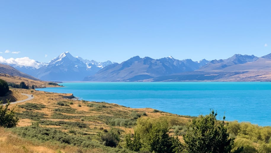 Road To Mt Cook National Park