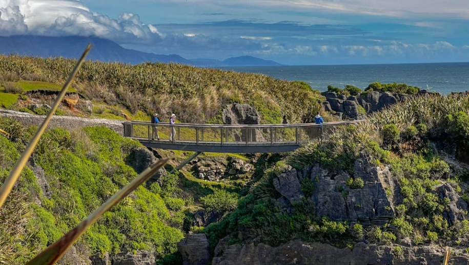 West coast pancake rocks