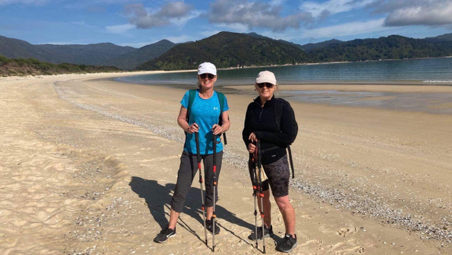 awaroa hikers