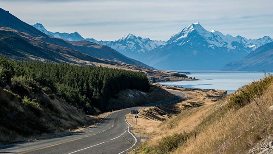 Check out Lake Pukaki with luxury hiking vacations