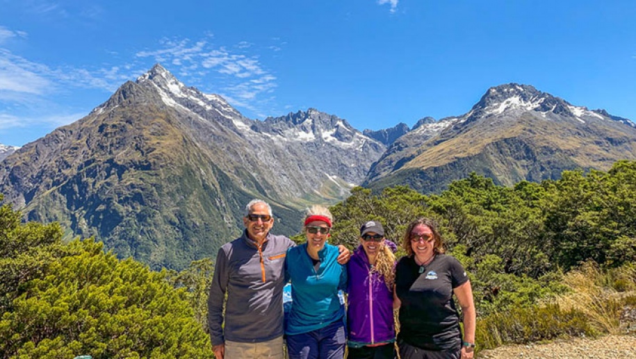 New Zealand guided hiking trips to the Key Summit, Routeburn
