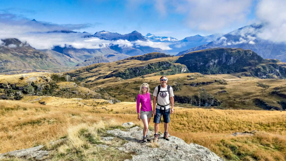 Rocky Mountain on New Zealand South Island hiking tours
