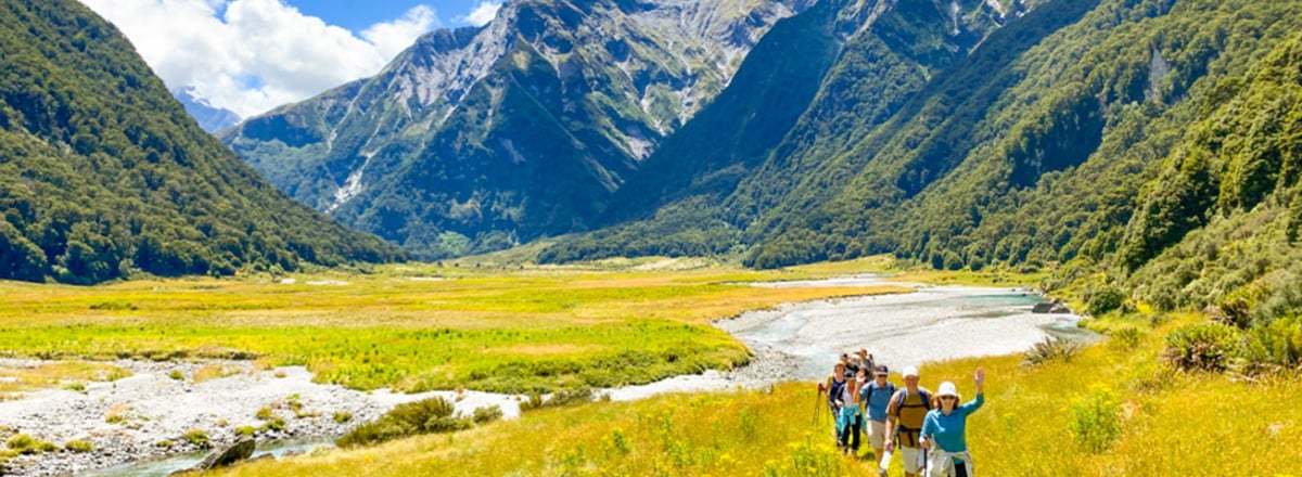 New Zealand guided hiking tours