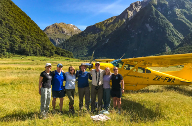 4 guests and plane siberia valley