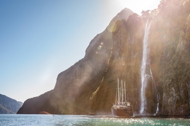 Milford Sound on a tour of New Zealand