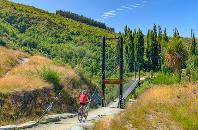 Pure South Our guest biking along the Arrowtown to Gibbston Valley trail