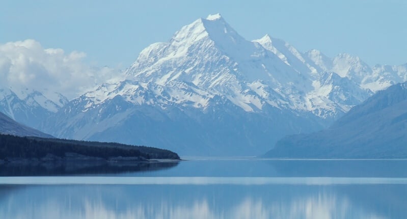 Fly to New Zealand to see Mt Cook