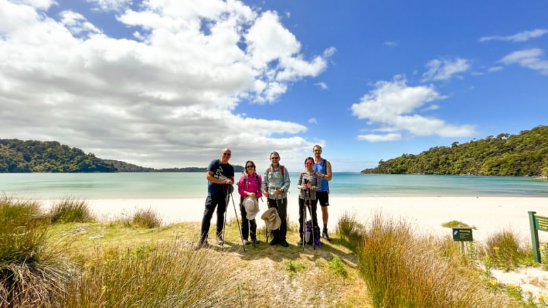 6. Group picture Beach front Stewart Island