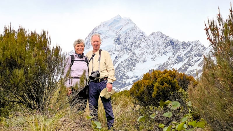 Nov Guest couple Mt Cook