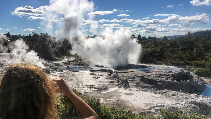 Rotorua geothermal activity