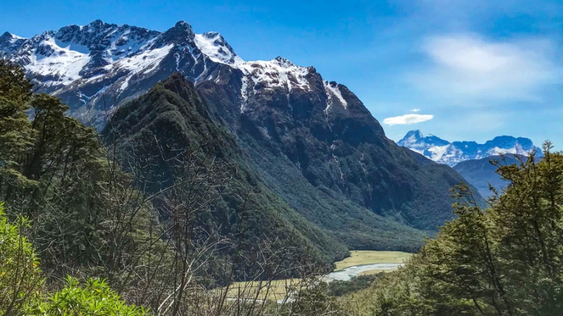 Routeburn Falls viewpoint