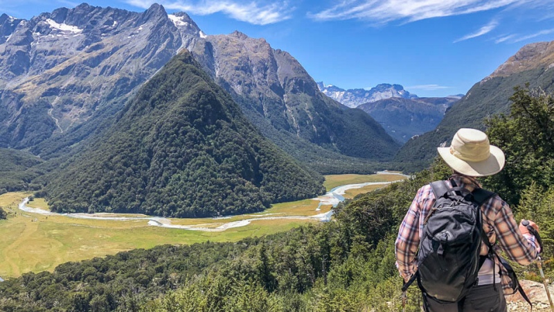 Routeburn Falls viewpoint