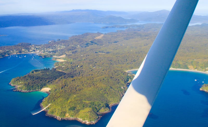 Stewart Island Flight views