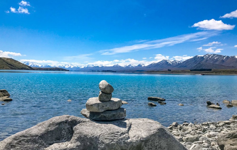 Aqua waters of Lake Tekapo