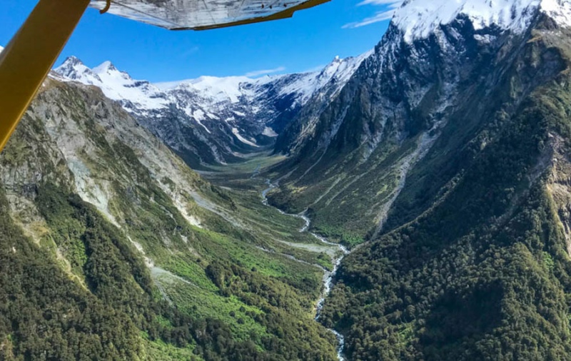 View of Siberia Valley from bushplane