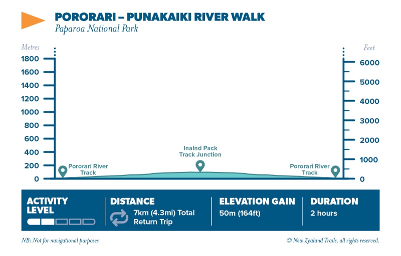 Punakaiki Pororari river walk