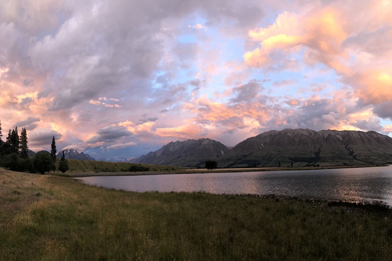 Ohau in autumn in New Zealand