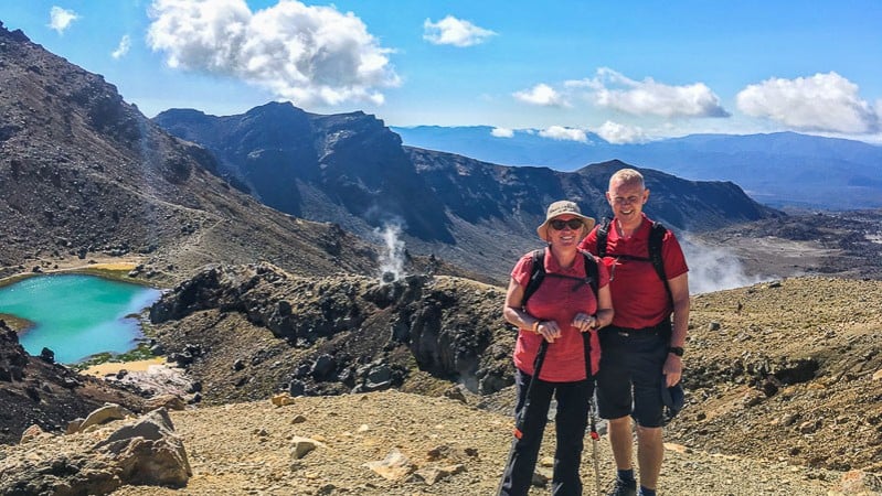 Blue lake, Tongariro National Park
