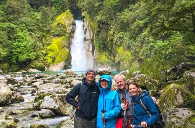 Giants Gate Falls, Milford Track