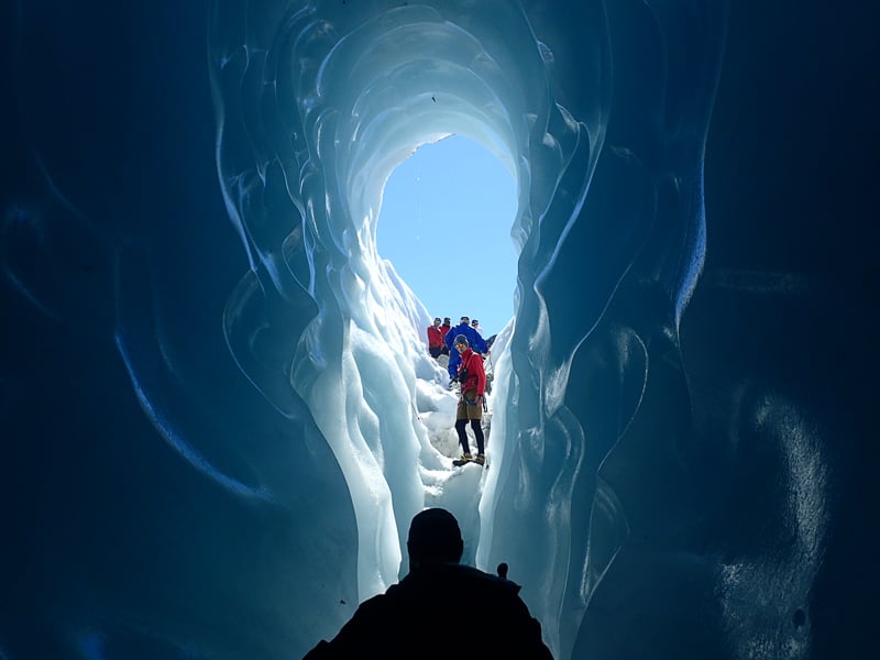 Glacier hike New Zealand