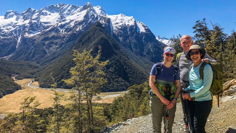 Routeburn Track weather at its best