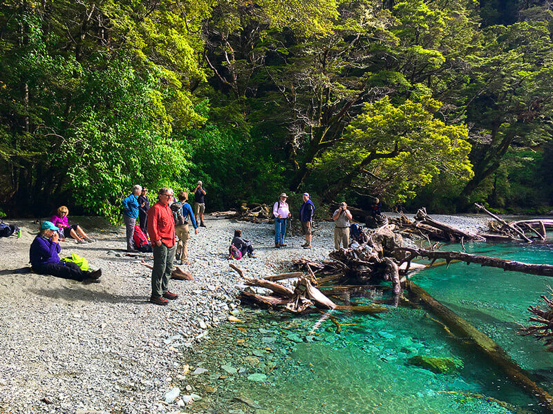 Stop by the river on a Routeburn day walk