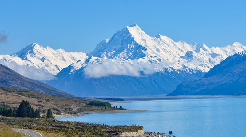 scenic road to mt cook national park blog content