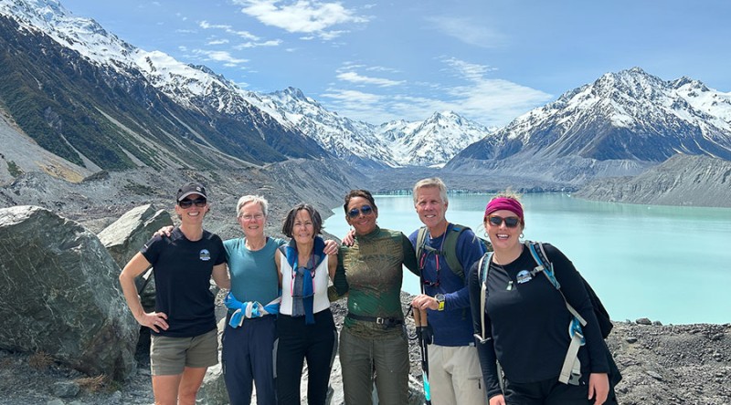 small group exploring mt cook national park blog content