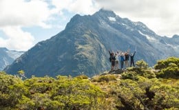 small group key summit fiordland national park