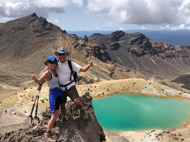 Hiking New Zealand on the Tongariro Crossing