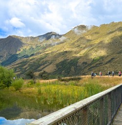 Moke Lake walking tour with New Zealand Trails 